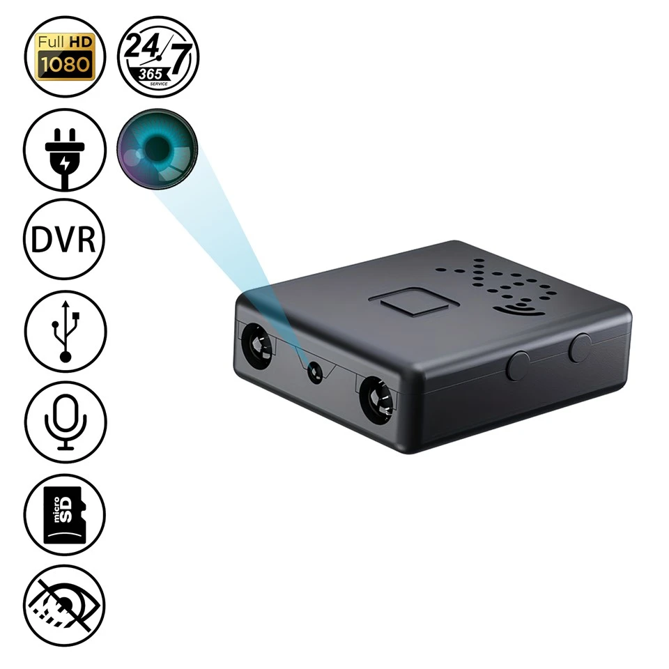 Wall Outlet Camera 1080P with Night Vision